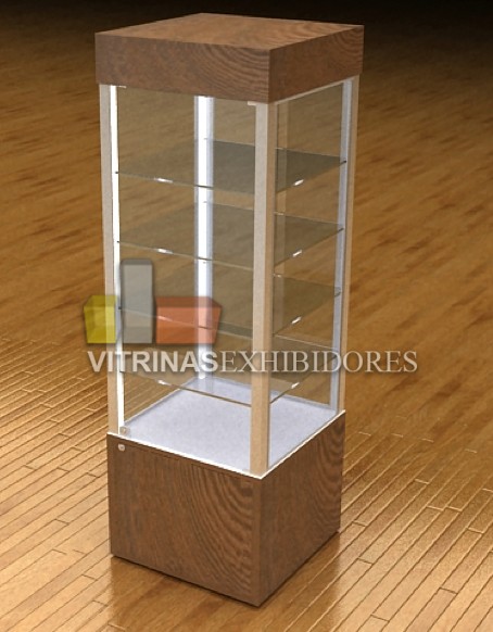 Vitrina de Torre para Coleccionista – Proyectos de fabricación de vitrinas  y exhibidores